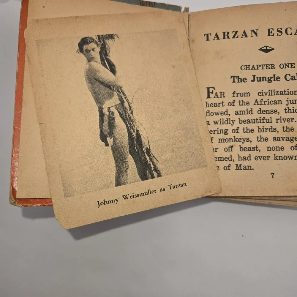 Tarzan‎ Escapes Johnny Weissmuller Movie Big Little Book BLB 1936 Movie Tie In